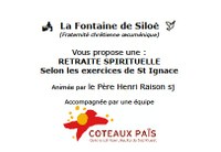 Retraite spirituelle selon les exercices de St Ignace — Diocèse de Tulle