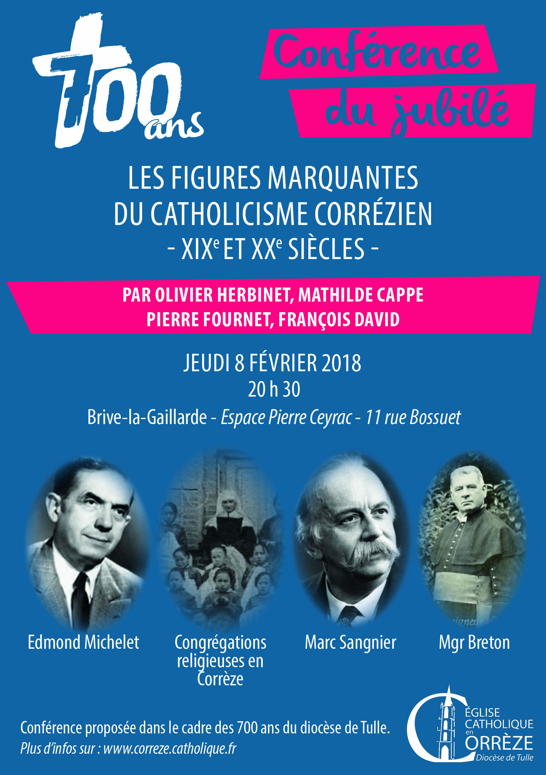 Conférence "les figures marquantes du catholicisme corrézien"
